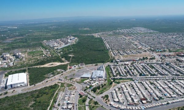 Vista aérea del área industrial y urbana de Apodaca, Nuevo León, donde se desarrollará el nuevo parque TU Park Apodaca II con inversión de Thor Urbana.