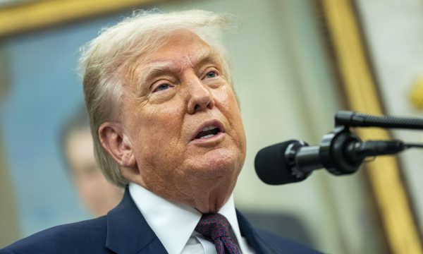 Donald Trump durante su visita de Estado al Reino Unido en septiembre de 2025.