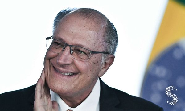 El vicepresidente de Brasil, Geraldo Alckmin, durante su visita oficial para impulsar el comercio con México.