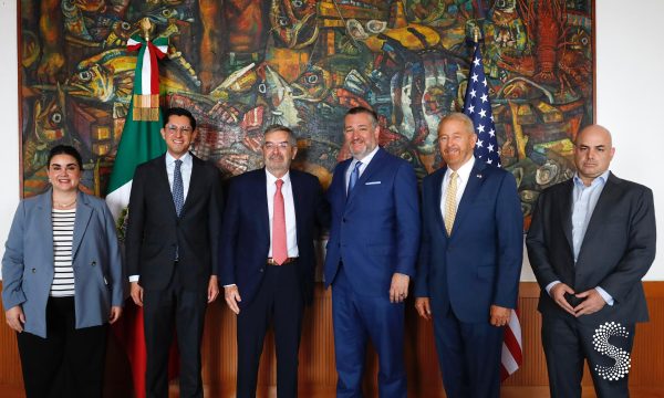 Canciller mexicano y Ted Cruz dialogan sobre cooperación