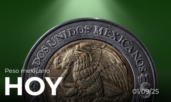 Peso mexicano hoy 1 de septiembre