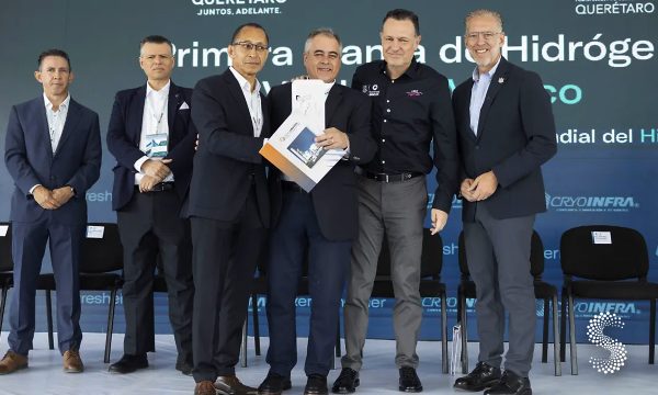 Grupo INFRA pondrá en marcha una planta de hidrógeno verde en Querétaro.