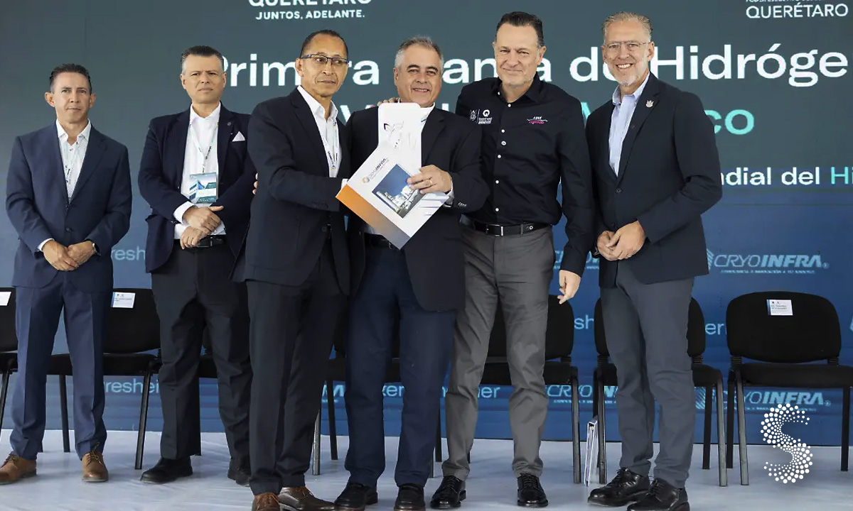 Grupo INFRA pondrá en marcha una planta de hidrógeno verde en Querétaro.