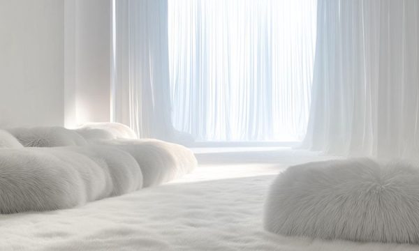 El 11-4201 Cloud Dancer que equivale a un blanco neutro será el color de 2026, según el sistema de colores de Pantone, que cada año presenta el tono que regirá las tendencias en la decoración, que después se trasladan a la moda. Imagen cedida por Pantone